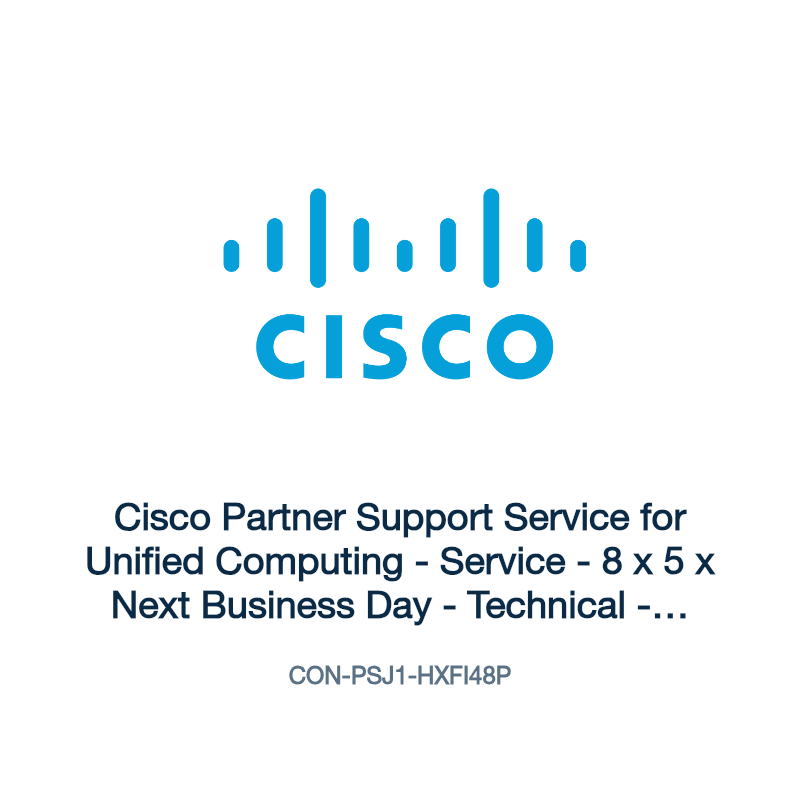 CON-PSJ1-HXFI48P: Cisco Partner Support Service for Unified Computing