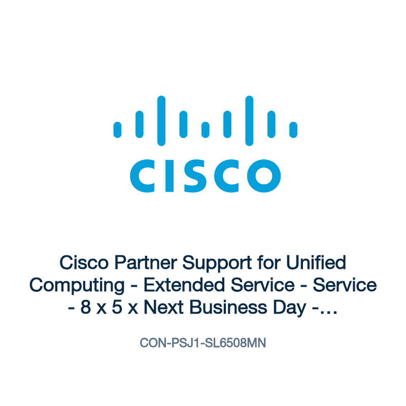 CON-PSJ1-SL6508MN: Cisco Partner Support for Unified Computing