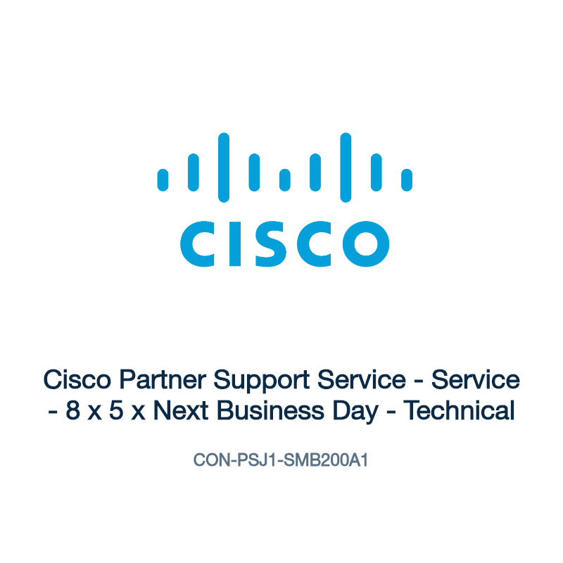 CON-PSJ1-SMB200A1: Cisco Partner Support Service