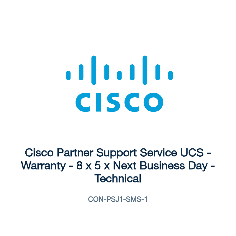 CON-PSJ1-SMS-1: Cisco Partner Support Service UCS