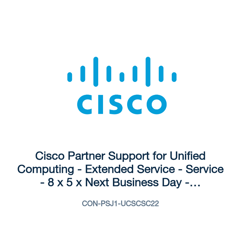 CON-PSJ1-UCSCSC22: Cisco Partner Support for Unified Computing
