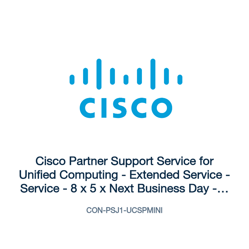 CON-PSJ1-UCSPMINI: Cisco Partner Support Service for Unified Computing