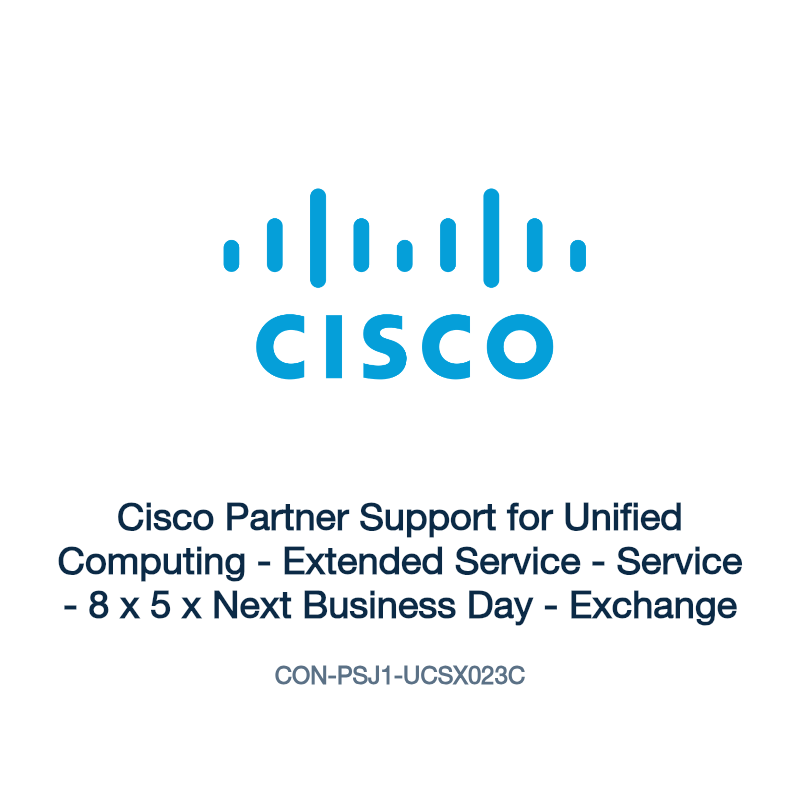 CON-PSJ1-UCSX023C: Cisco Partner Support for Unified Computing