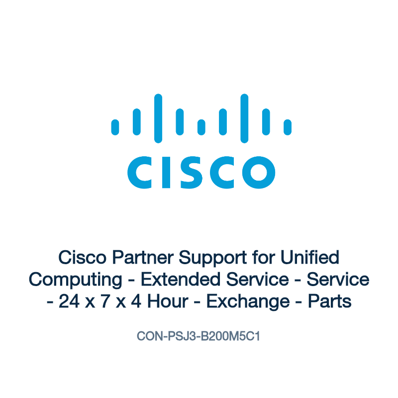 CON-PSJ3-B200M5C1: Cisco Partner Support for Unified Computing