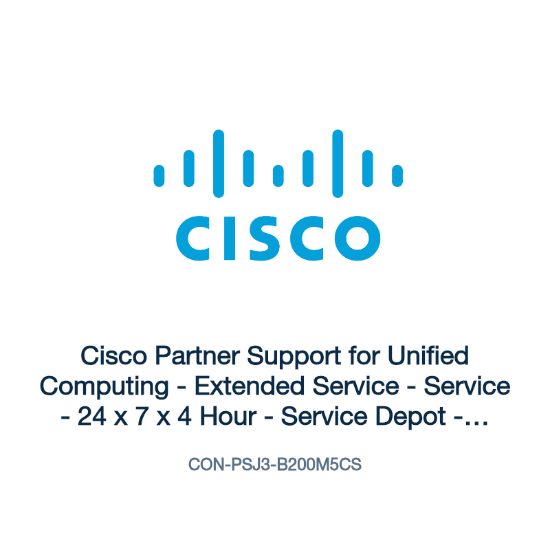 CON-PSJ3-B200M5CS: Cisco Partner Support for Unified Computing