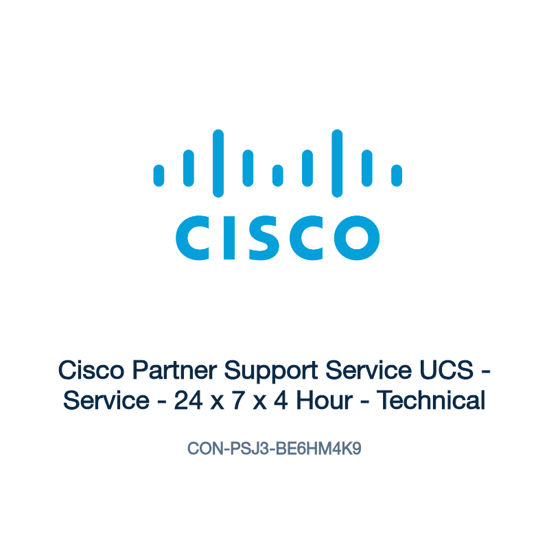 CON-PSJ3-BE6HM4K9: Cisco Partner Support Service UCS