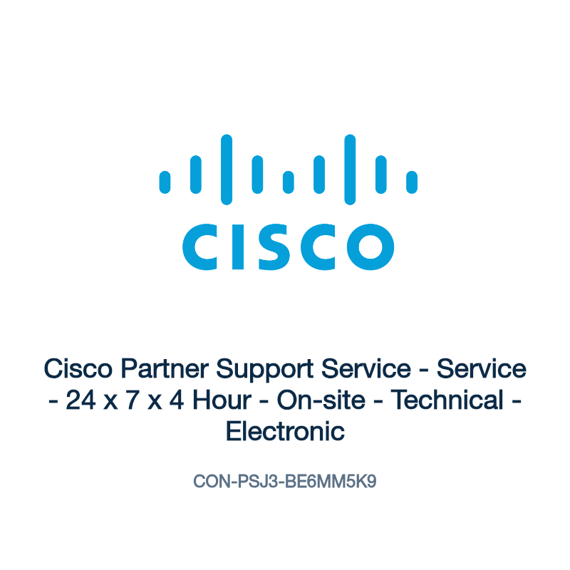 CON-PSJ3-BE6MM5K9: Cisco Partner Support Service