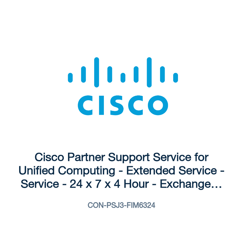 CON-PSJ3-FIM6324: Cisco Partner Support Service for Unified Computing