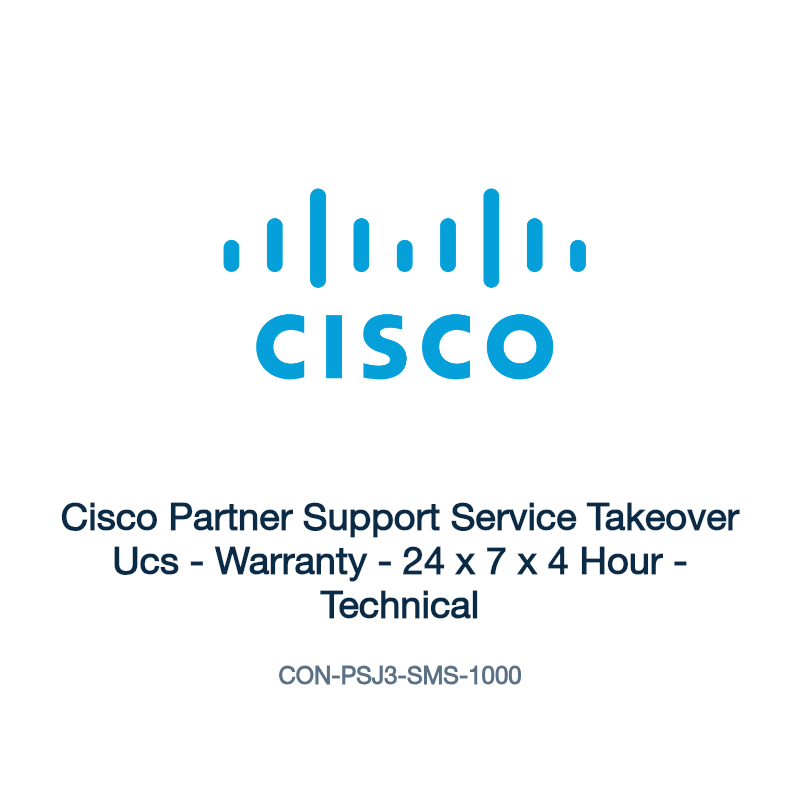 CON-PSJ3-SMS-1000: Cisco Partner Support Service Takeover Ucs