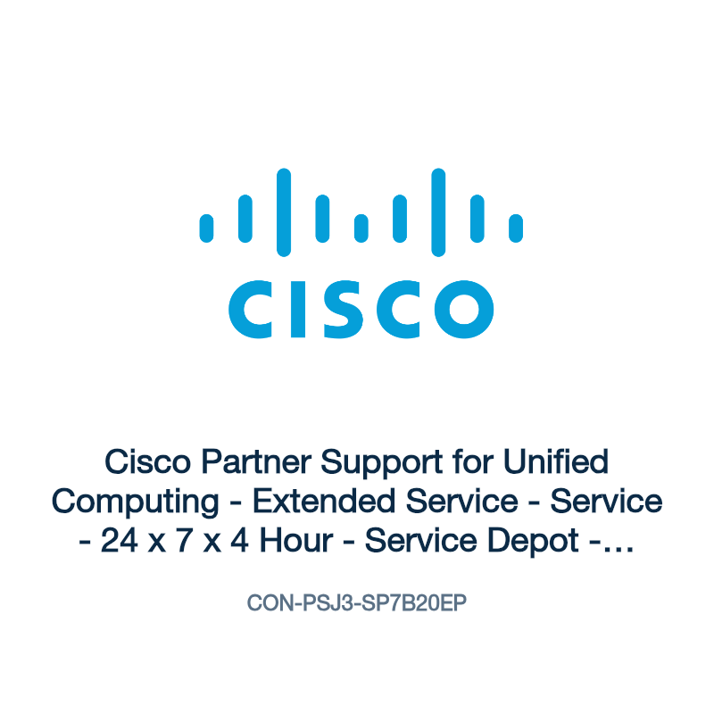 CON-PSJ3-SP7B20EP: Cisco Partner Support for Unified Computing