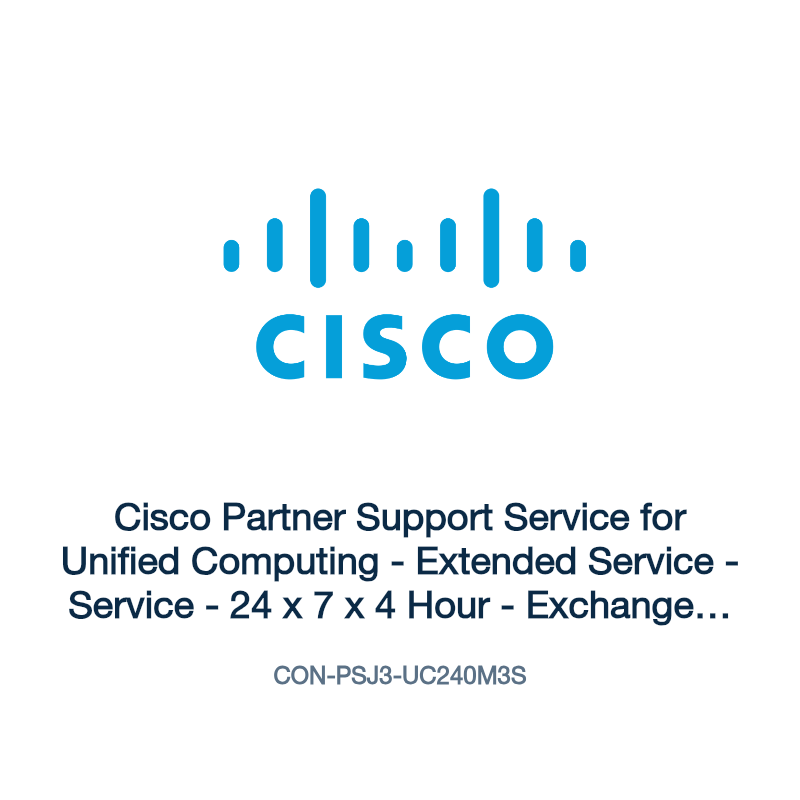 CON-PSJ3-UC240M3S: Cisco Partner Support Service for Unified Computing