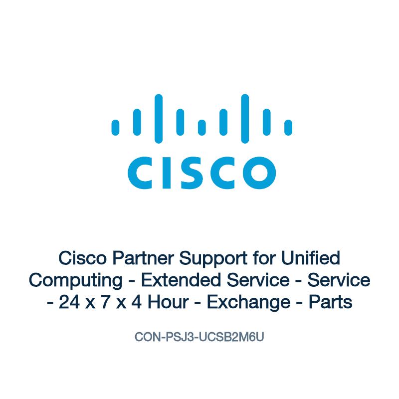 CON-PSJ3-UCSB2M6U: Cisco Partner Support for Unified Computing