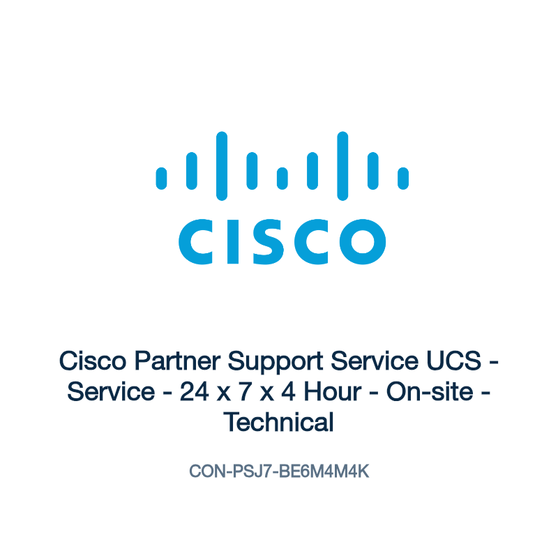 CON-PSJ7-BE6M4M4K: Cisco Partner Support Service UCS