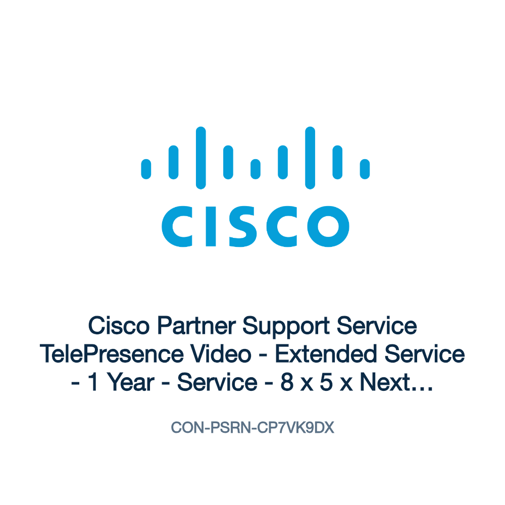 CON-PSRN-CP7VK9DX: Cisco Partner Support Service TelePresence Video