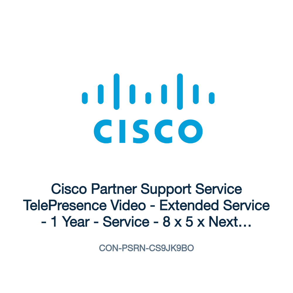 CON-PSRN-CS9JK9BO: Cisco Partner Support Service TelePresence Video