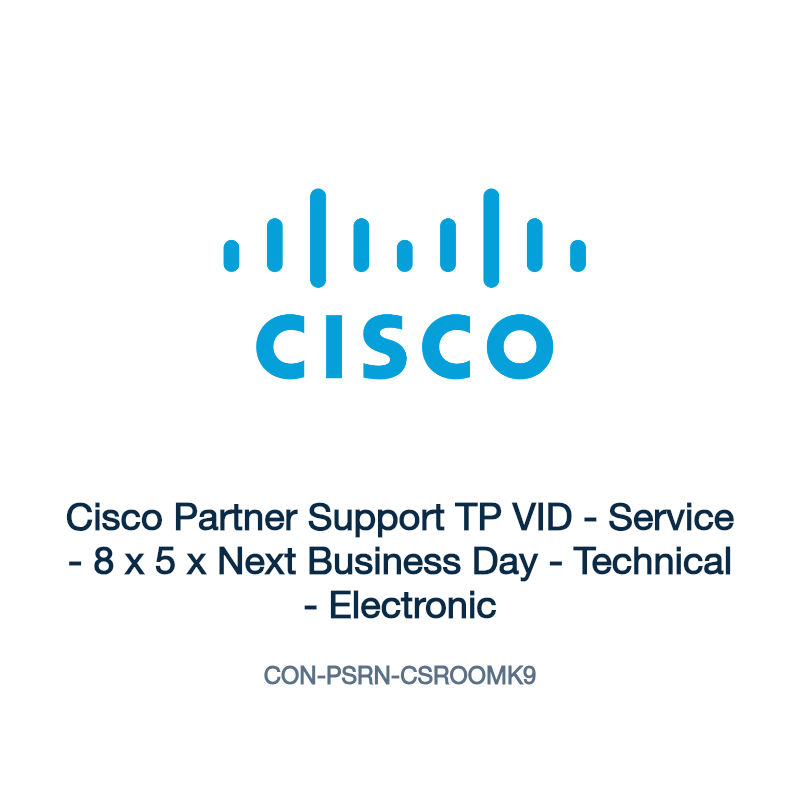 CON-PSRN-CSROOMK9: Cisco Partner Support TP VID