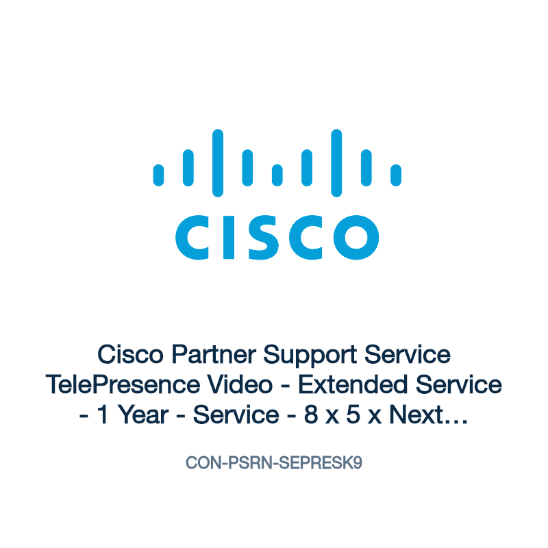 CON-PSRN-SEPRESK9: Cisco Partner Support Service TelePresence Video