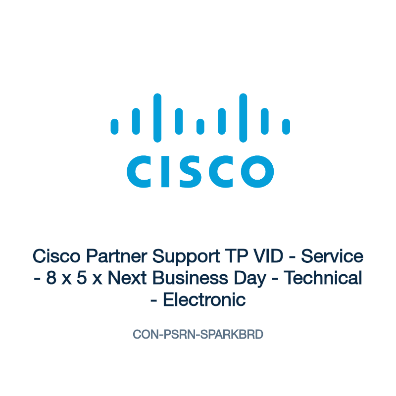 CON-PSRN-SPARKBRD: Cisco Partner Support TP VID