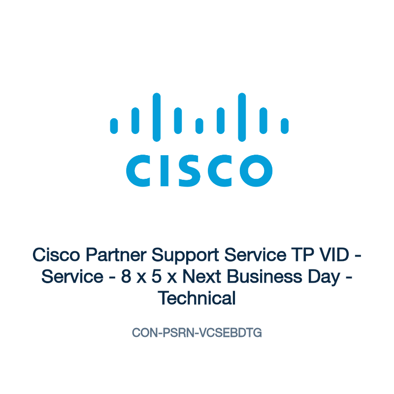 CON-PSRN-VCSEBDTG: Cisco Partner Support Service TP VID