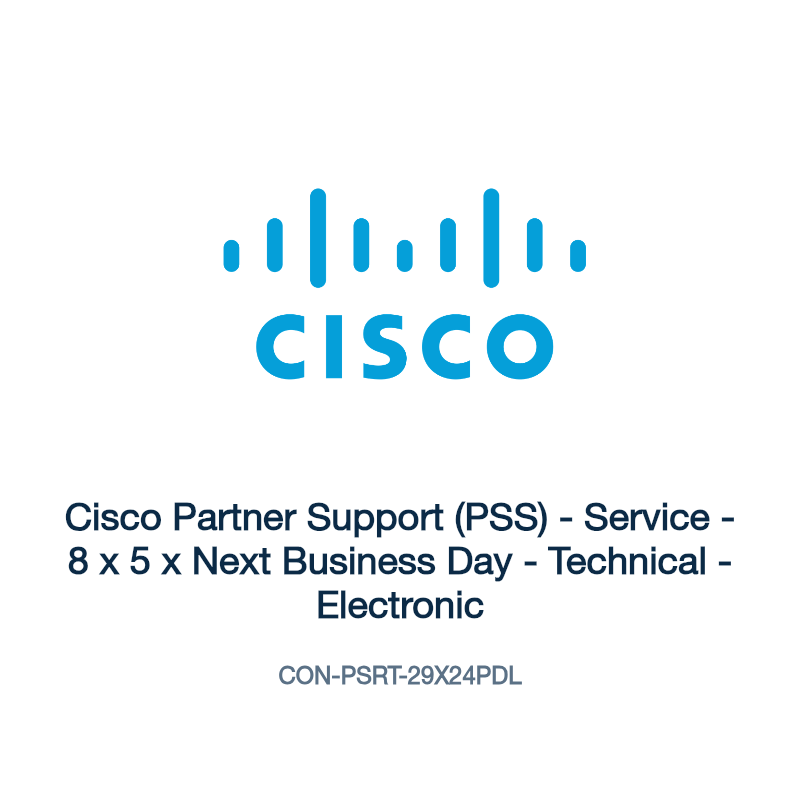CON-PSRT-29X24PDL: Cisco Partner Support (PSS)