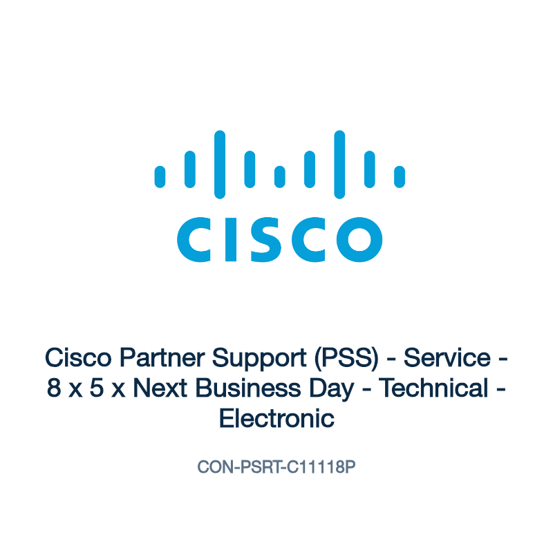 CON-PSRT-C11118P: Cisco Partner Support (PSS)