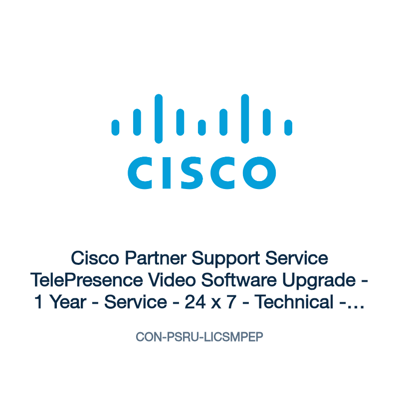 CON-PSRU-LICSMPEP: Cisco Partner Support Service TelePresence Video Software Upgrade