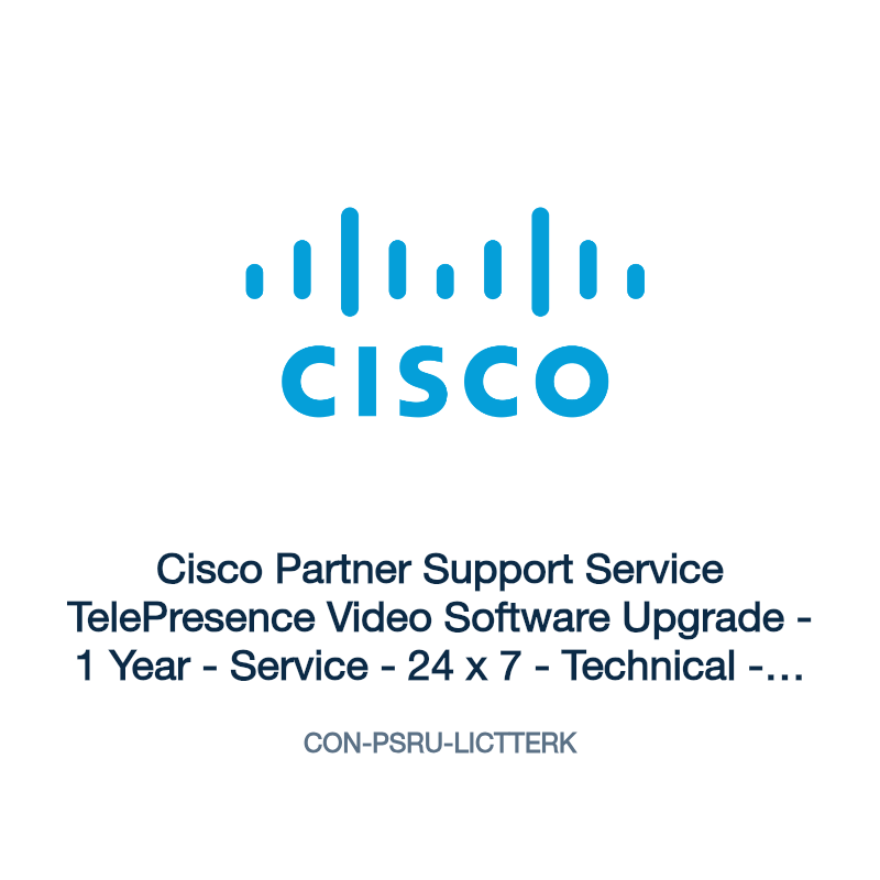 CON-PSRU-LICTTERK: Cisco Partner Support Service TelePresence Video Software Upgrade