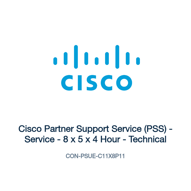 CON-PSUE-C11X8P11: Cisco Partner Support Service (PSS)