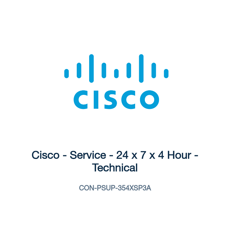 CON-PSUP-354XSP3A: Cisco - Service - 24 x 7 x 4 Hour - Technical