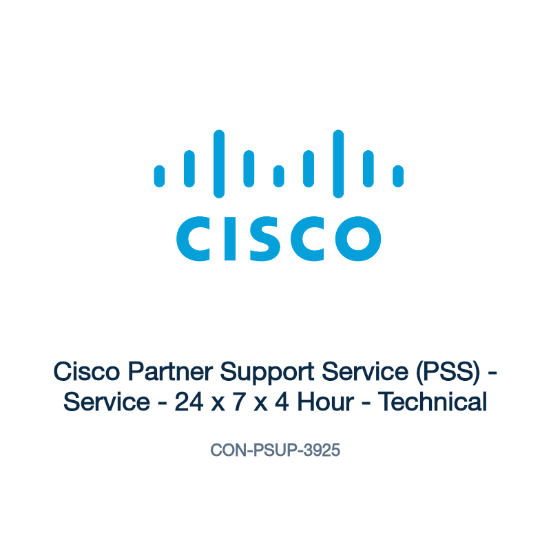 CON-PSUP-3925: Cisco Partner Support Service (PSS)