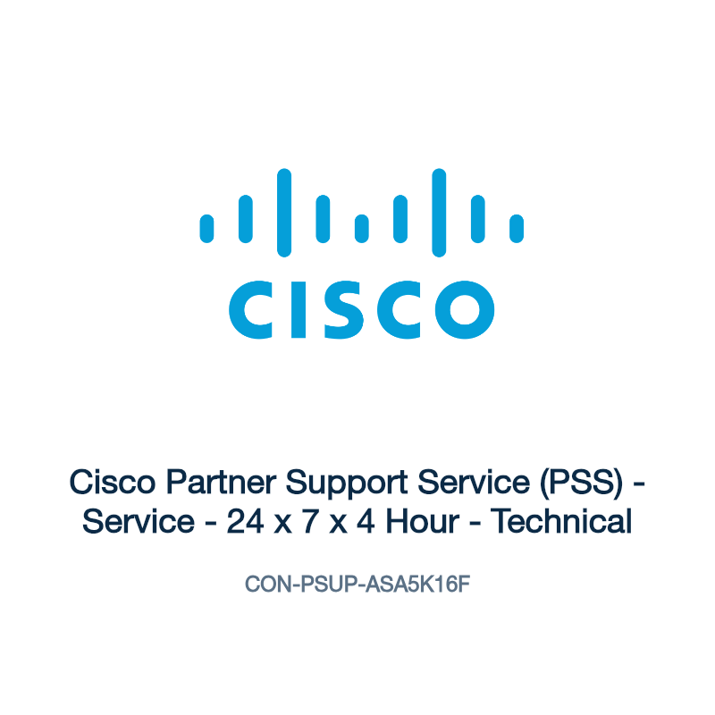 CON-PSUP-ASA5K16F: Cisco Partner Support Service (PSS)