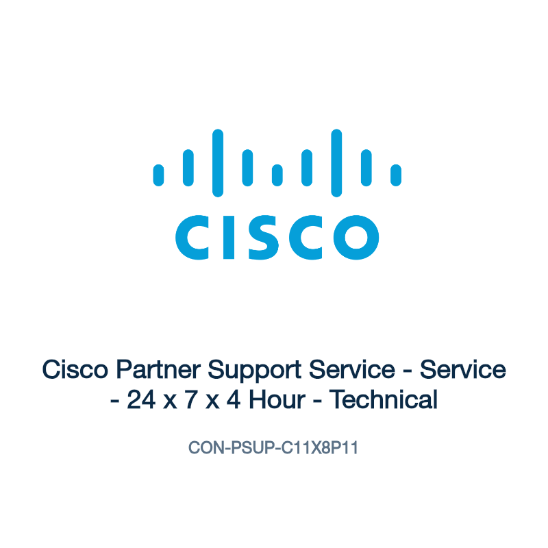 CON-PSUP-C11X8P11: Cisco Partner Support Service