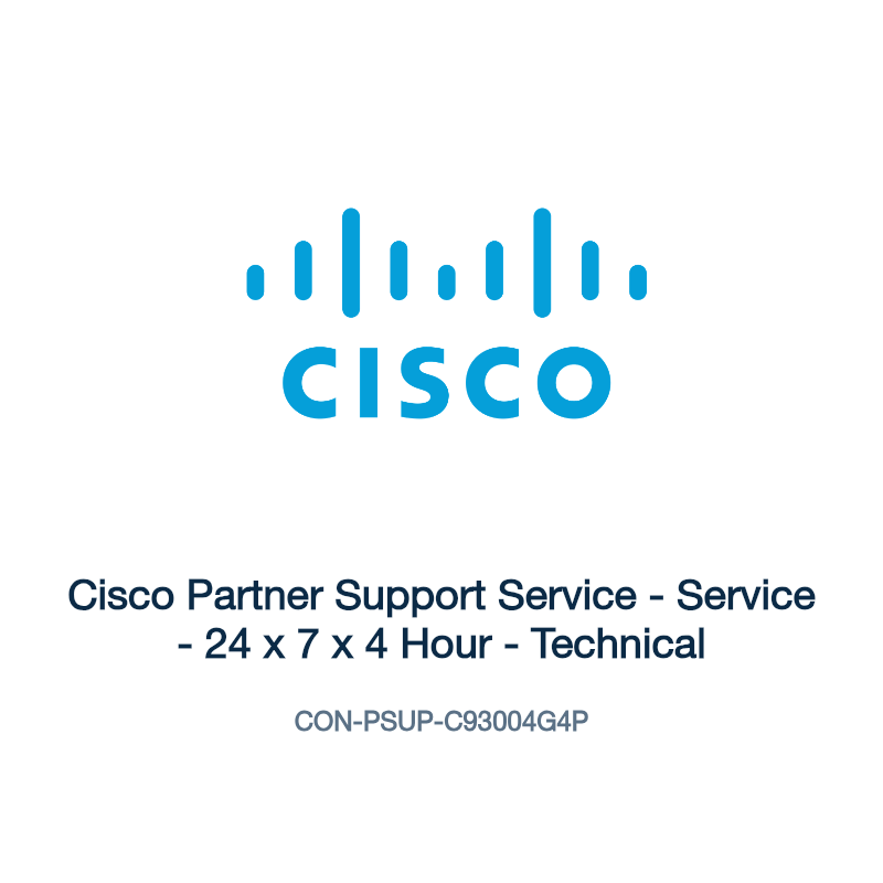 CON-PSUP-C93004G4P: Cisco Partner Support Service