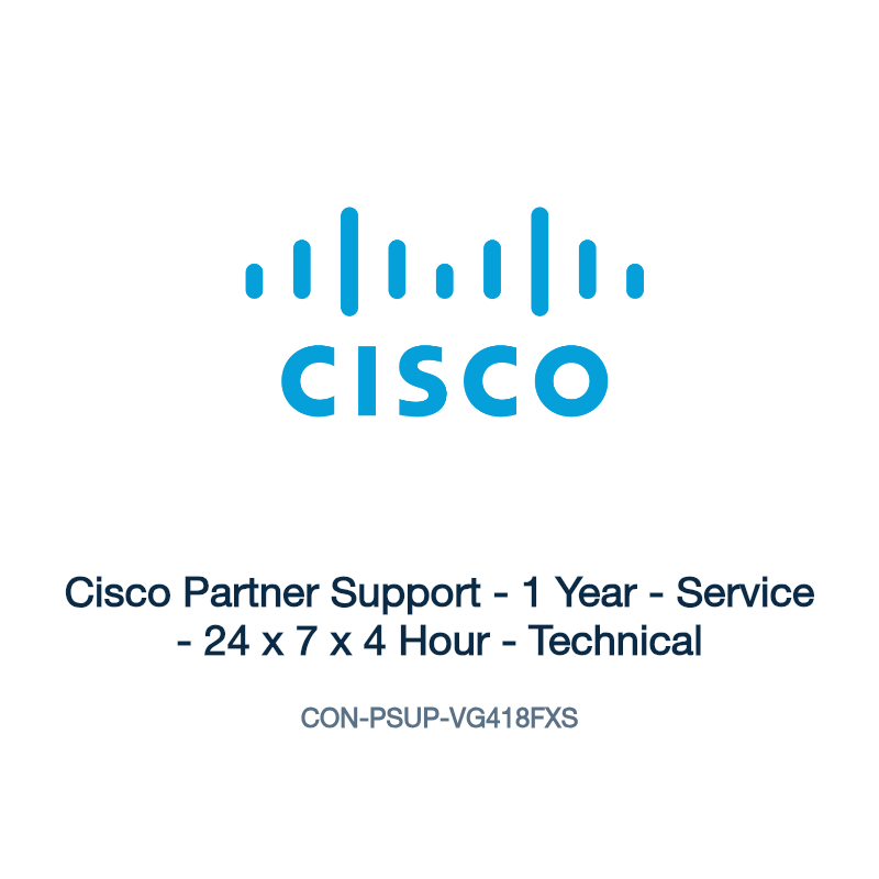 CON-PSUP-VG418FXS: Cisco Partner Support