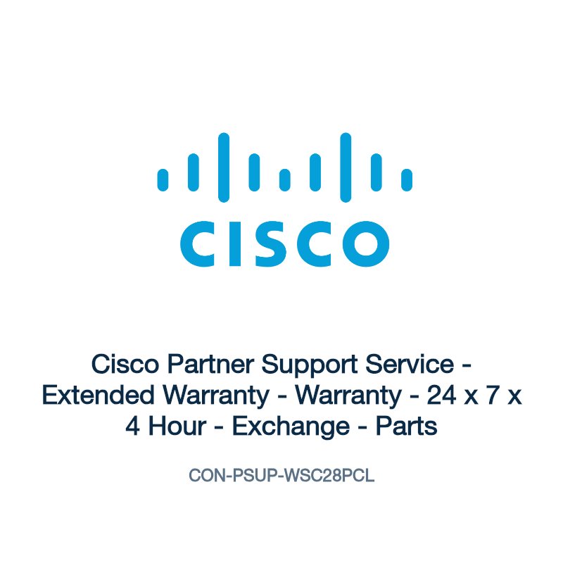 Cisco Partner Support Service - Extended Warranty - Warranty - 24 x 7 x 4 Hour - Exchange - Parts