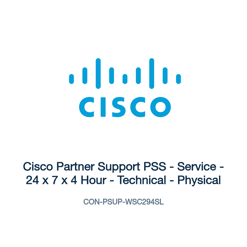 CON-PSUP-WSC294SL: Cisco Partner Support PSS