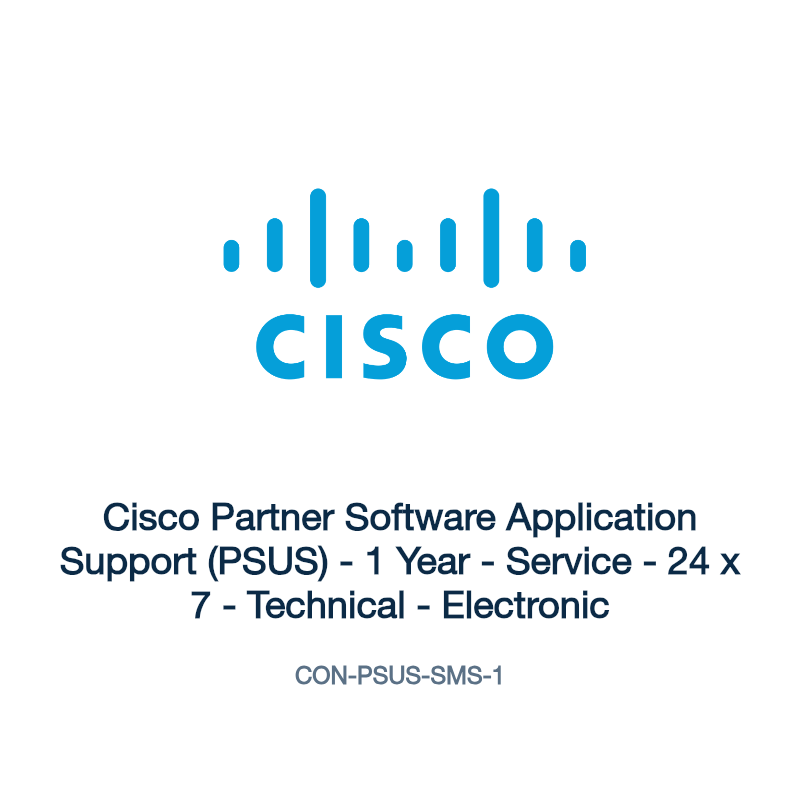 CON-PSUS-SMS-1: Cisco Partner Software Application Support (PSUS)