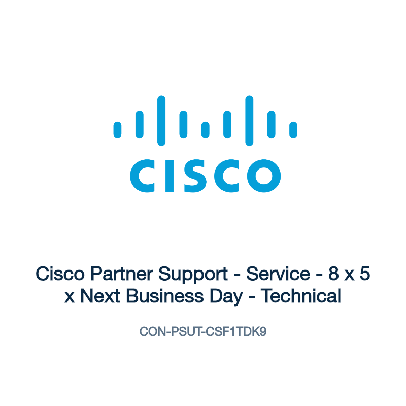 CON-PSUT-CSF1TDK9: Cisco Partner Support