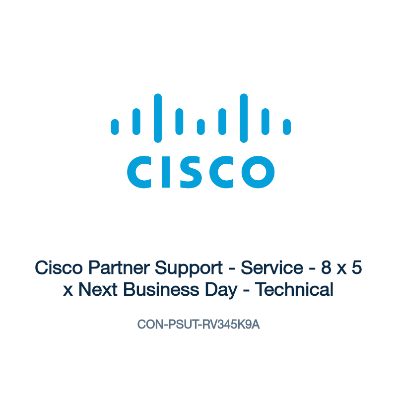 CON-PSUT-RV345K9A: Cisco Partner Support