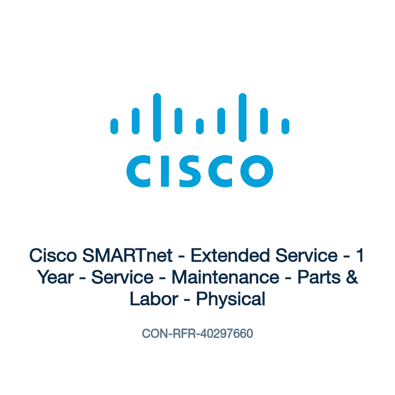 CON-RFR-40297660: Cisco SMARTnet - Extended Service - 1 Year - Service - Maintenance