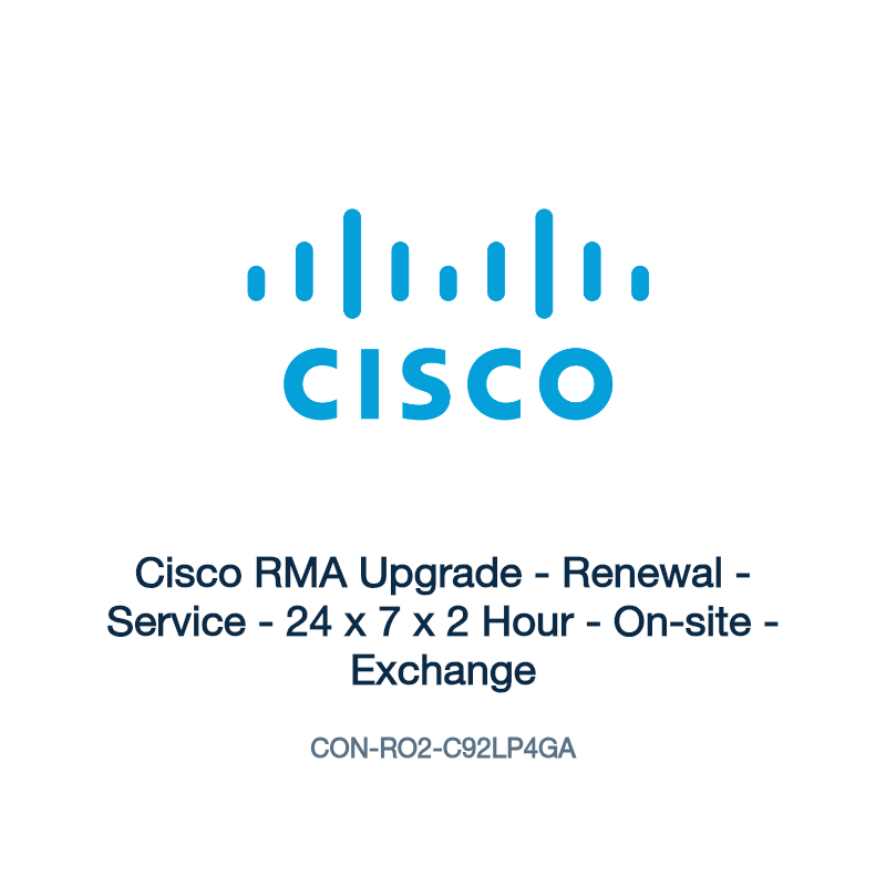 CON-RO2-C92LP4GA: Cisco RMA Upgrade