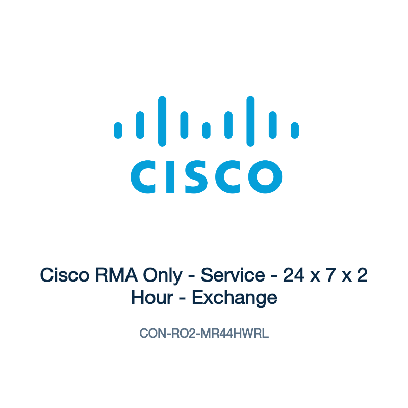 CON-RO2-MR44HWRL: Cisco RMA Only - Service - 24 x 7 x 2 Hour - Exchange