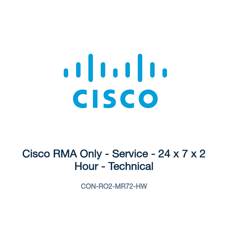 CON-RO2-MR72-HW: Cisco RMA Only - Service - 24 x 7 x 2 Hour - Technical