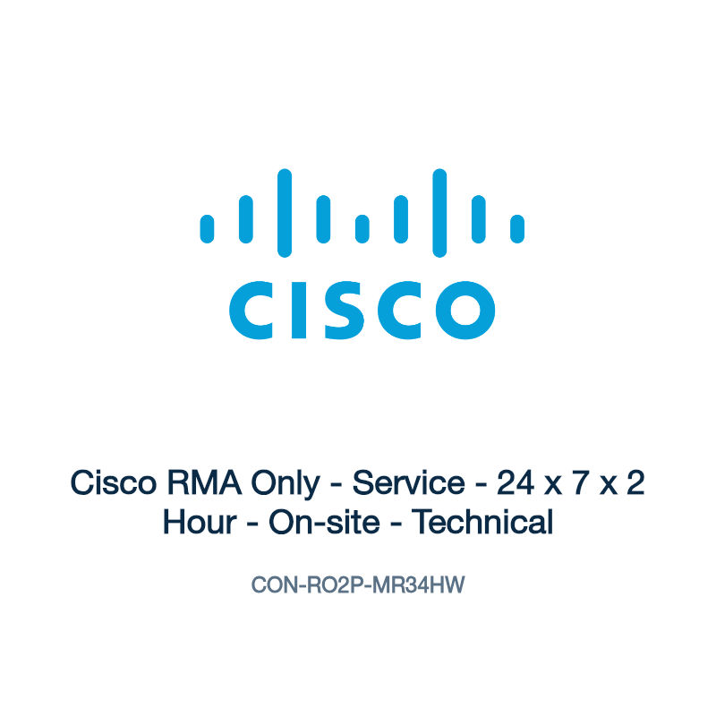 CON-RO2P-MR34HW: Cisco RMA Only - Service - 24 x 7 x 2 Hour - On-site - Technical