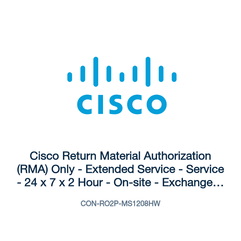 CON-RO2P-MS1208HW: Cisco Return Material Authorization (RMA) Only