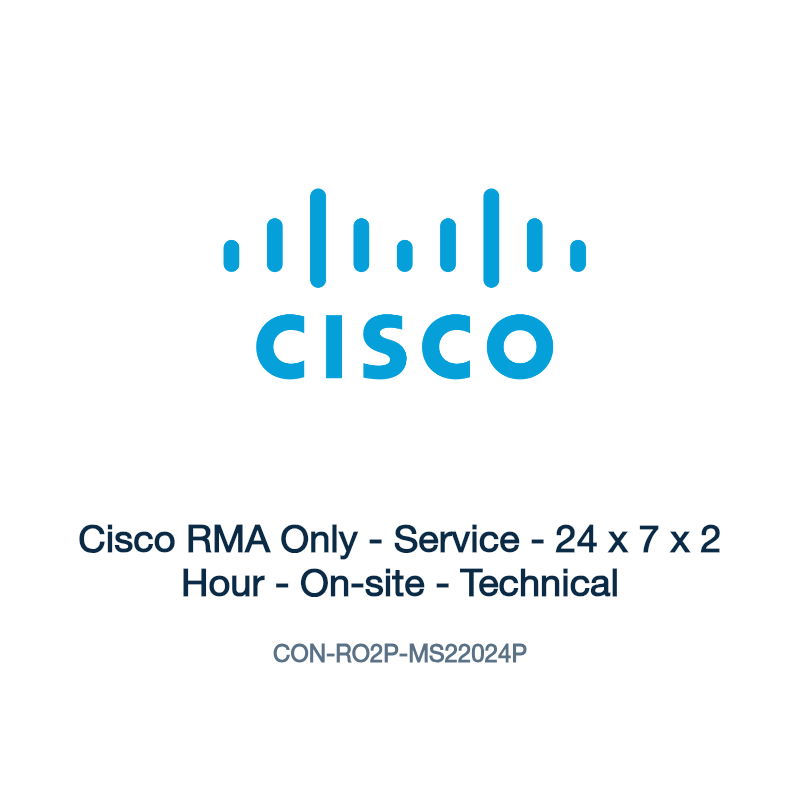 CON-RO2P-MS22024P: Cisco RMA Only - Service - 24 x 7 x 2 Hour - On-site - Technical