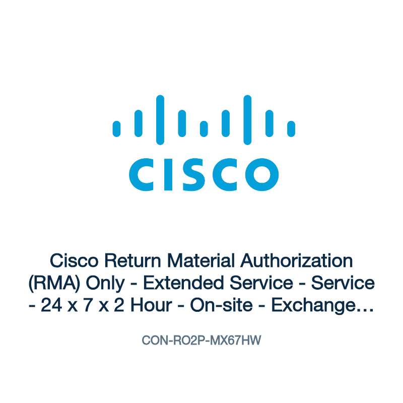 CON-RO2P-MX67HW: Cisco Return Material Authorization (RMA) Only