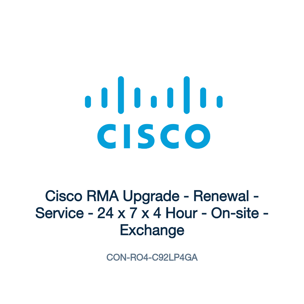 CON-RO4-C92LP4GA: Cisco RMA Upgrade