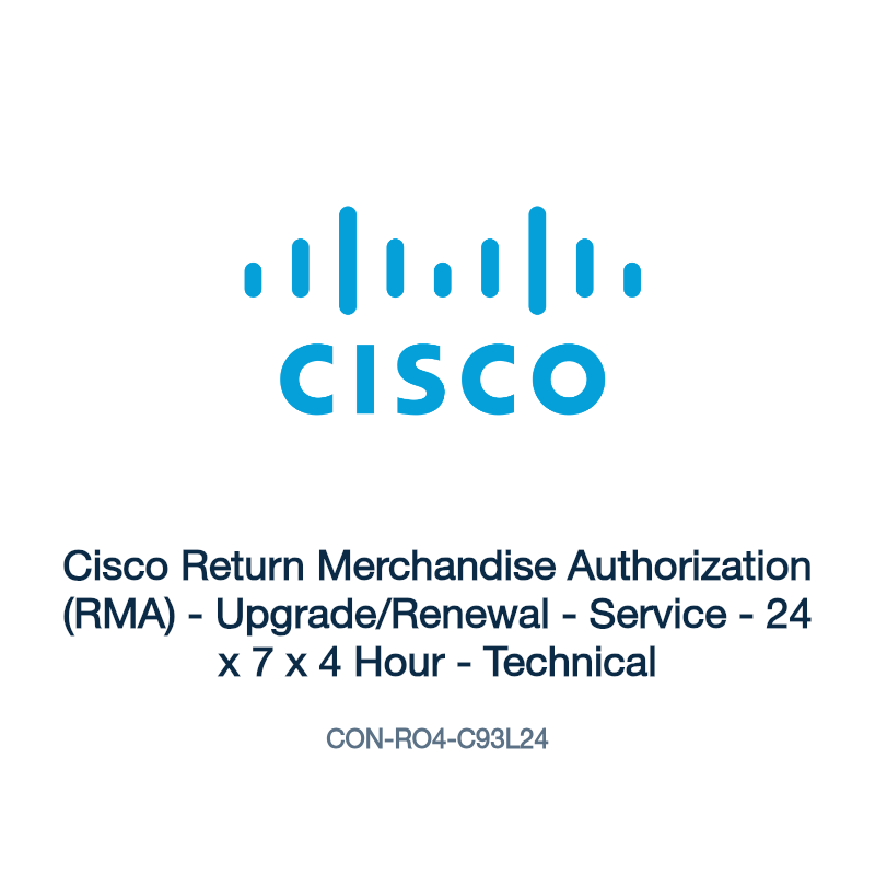 CON-RO4-C93L24: Cisco Return Merchandise Authorization (RMA)