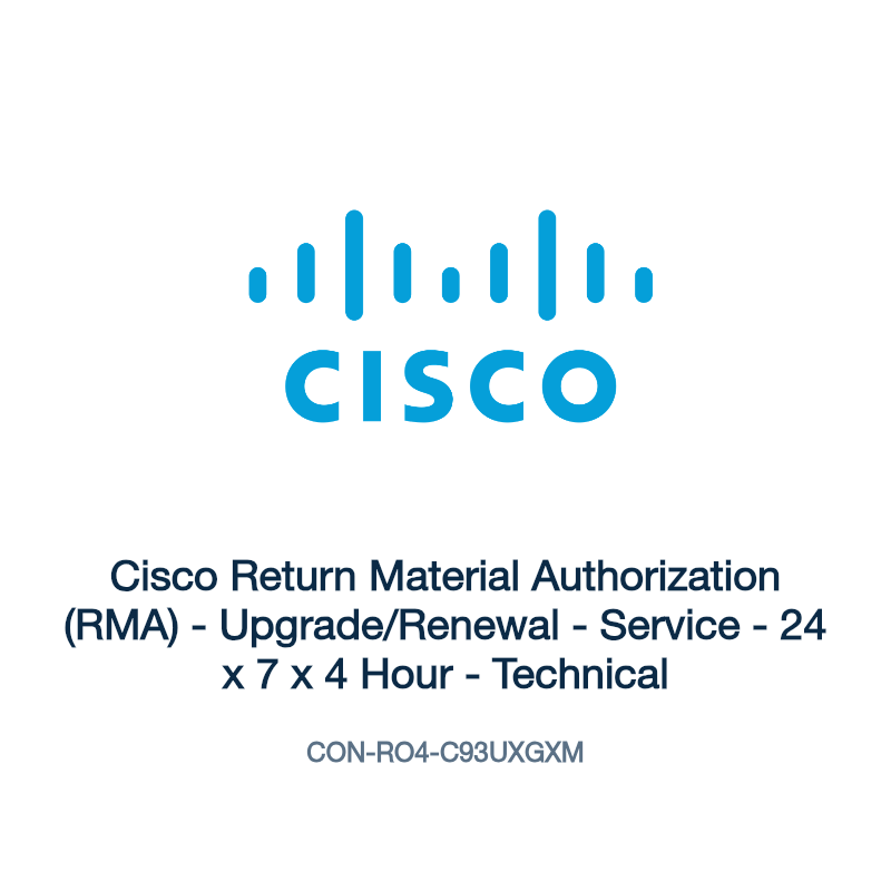 CON-RO4-C93UXGXM: Cisco Return Material Authorization (RMA)
